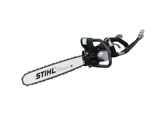 Hydraulic wood chainsaw