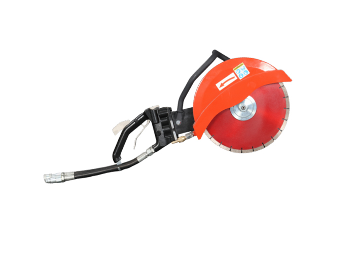 Hydraulic concrete saw